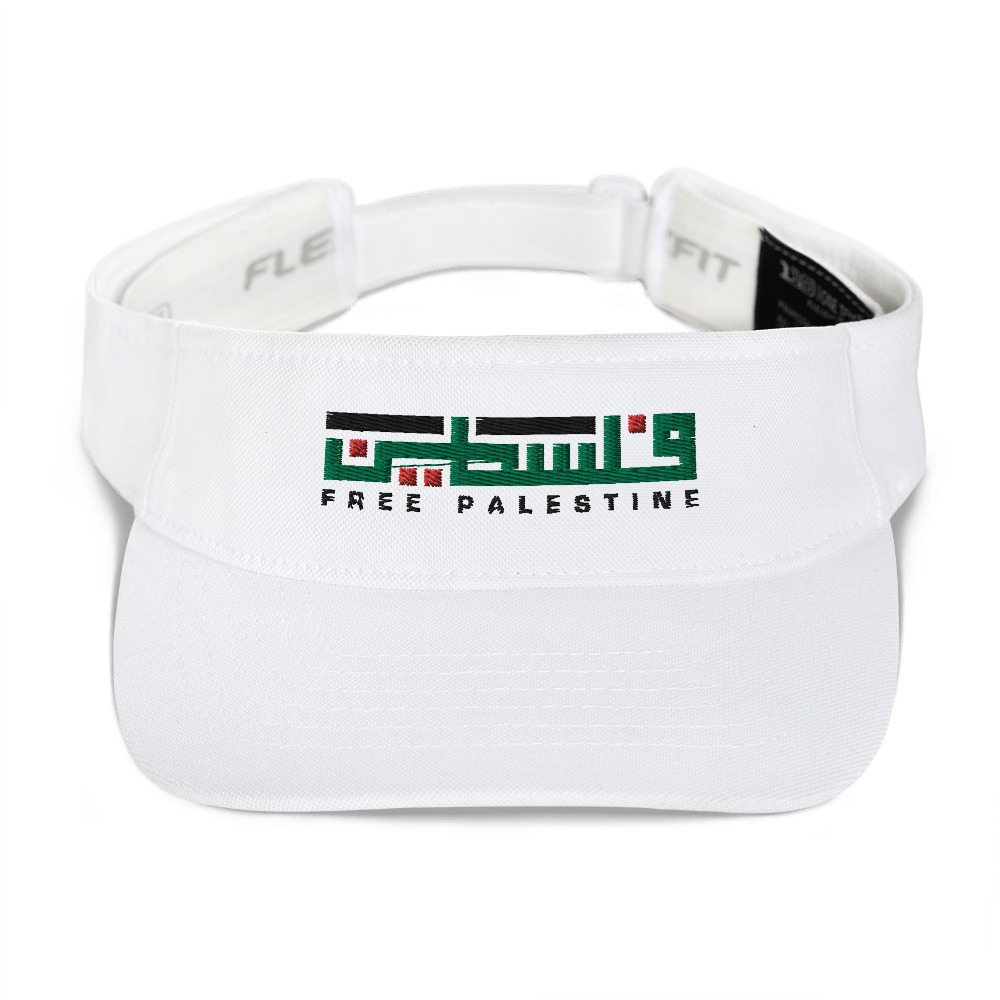 Free Palestine Arabic Name Custom Embroidered Visor