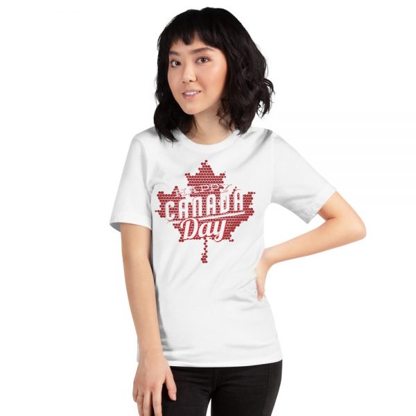 happy Canada day white t-shirt for men and women