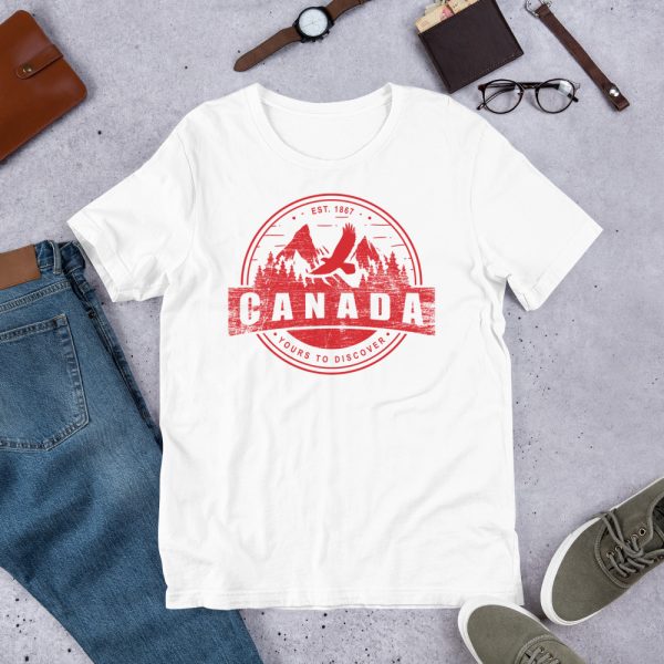 canada mountains discover t-shirt