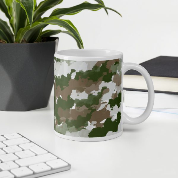 camouflage pattern 8 custom gift mug