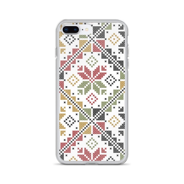 Palestinian Tatreez Embroidery Pattern #12 Custom iPhone Case - color - Image 12