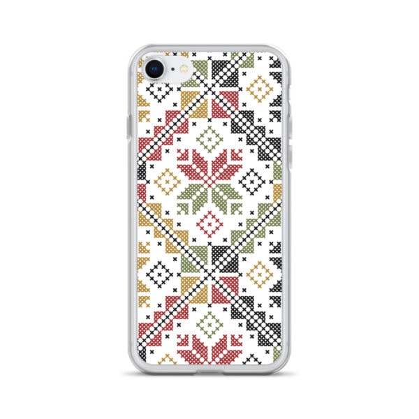 Palestinian Tatreez Embroidery Pattern #12 Custom iPhone Case - color - Image 15