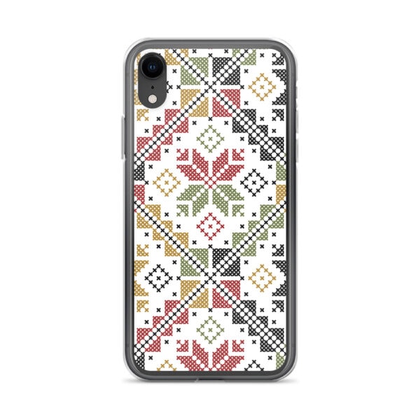 Palestinian Tatreez Embroidery Pattern #12 Custom iPhone Case - color - Image 21