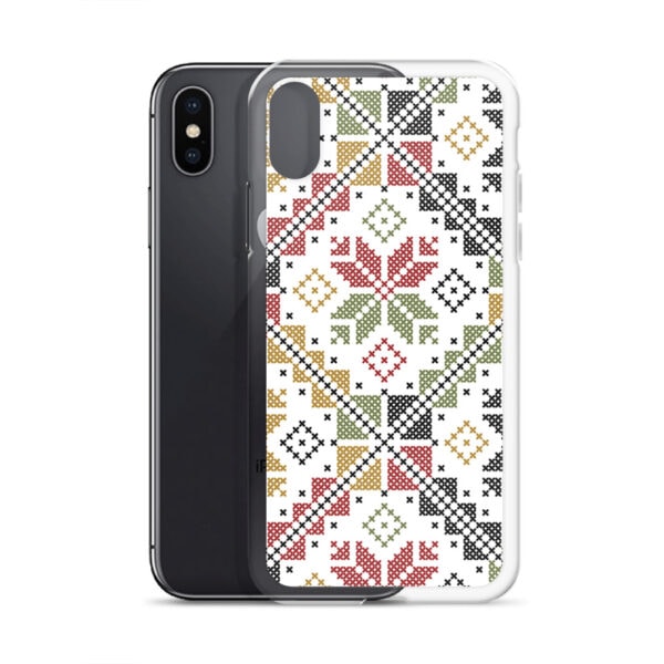 Palestinian Tatreez Embroidery Pattern #12 Custom iPhone Case - color - Image 18