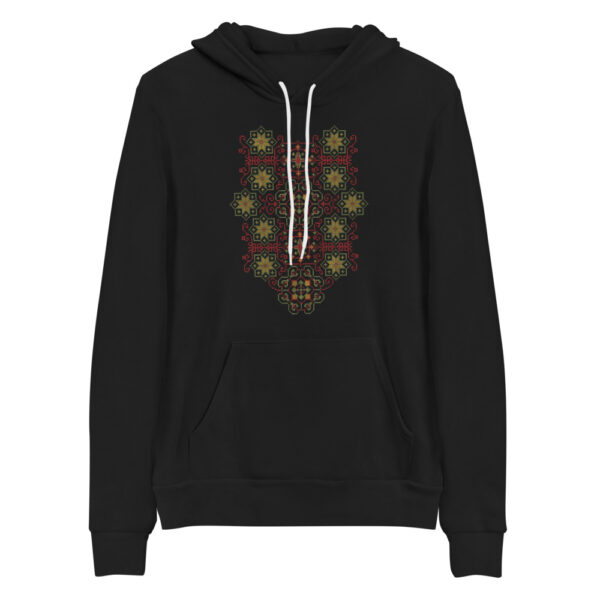 Palestinian Realistic Tatreez Embroidery Design #13 Women's Hoodie -col - Image 2