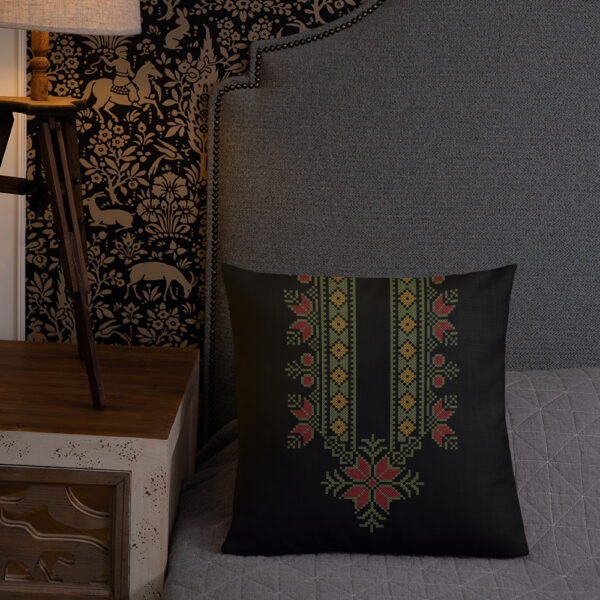 palestinian embroidery decorative pillow