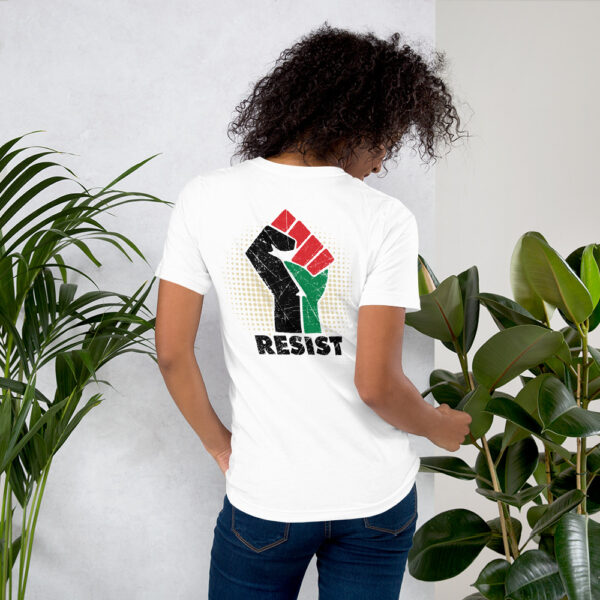 Palestine Resistance is Existence Palestinian Solidarity Customized T-Shirt white
