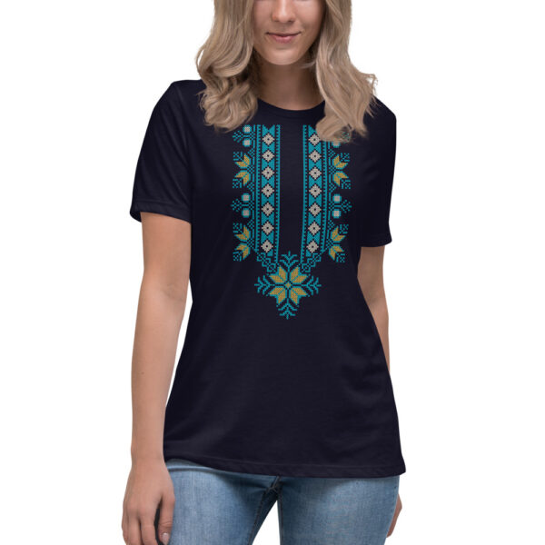 palestinian tatreez women's t-shirt